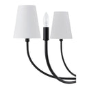 Modern European furniture - White Cotton Shade Chandelier - www.oroatrade.com