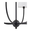 Modern European furniture - White Cotton Shade Chandelier - www.oroatrade.com