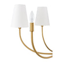 Modern European furniture - White Cotton Shade Chandelier - www.oroatrade.com