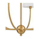 Modern European furniture - White Cotton Shade Chandelier - www.oroatrade.com
