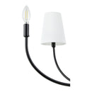 Modern European furniture - White Cotton Shade Chandelier - www.oroatrade.com