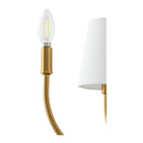 Modern European furniture - White Cotton Shade Chandelier - www.oroatrade.com