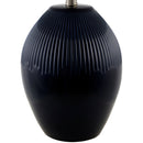 Modern European furniture - Ceramic Pleated Linen Table Lamp - www.oroatrade.com