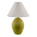 Modern European furniture - Ceramic Pleated Linen Table Lamp - www.oroatrade.com