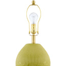 Modern European furniture - Ceramic Pleated Linen Table Lamp - www.oroatrade.com