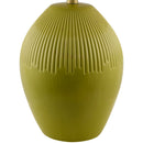 Modern European furniture - Ceramic Pleated Linen Table Lamp - www.oroatrade.com