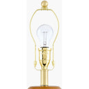 Modern European furniture - Ceramic Pleated Linen Table Lamp - www.oroatrade.com
