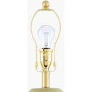 Modern European furniture - Ceramic Pleated Linen Table Lamp - www.oroatrade.com