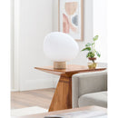 Modern European furniture - Travertine Base Table Lamp - www.oroatrade.com