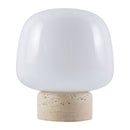 Modern European furniture - Travertine Base Table Lamp - www.oroatrade.com
