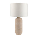 Contract furniture - Beige Linen Ceramic Table Lamp - www.oroatrade.com