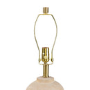 Contract furniture - Beige Linen Ceramic Table Lamp - www.oroatrade.com