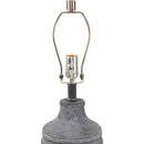 Contract furniture - Gray Linen Accent Table Lamp L - www.oroatrade.com