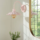 Modern European furniture - Scalloped Metal Shade Wall Lamp - www.oroatrade.com