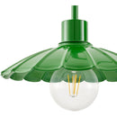 Modern European furniture - Scalloped Metal Shade Wall Lamp - www.oroatrade.com
