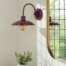 Modern European furniture - Scalloped Metal Shade Wall Lamp - www.oroatrade.com