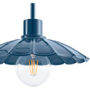 Modern European furniture - Scalloped Metal Shade Wall Lamp - www.oroatrade.com