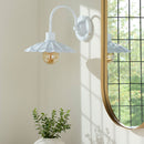Modern European furniture - Scalloped Metal Shade Wall Lamp - www.oroatrade.com