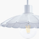 Modern European furniture - Scalloped Metal Shade Wall Lamp - www.oroatrade.com