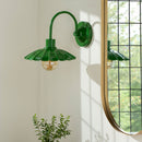 Modern European furniture - Scalloped Metal Shade Wall Lamp - www.oroatrade.com