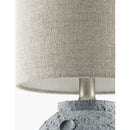 Modern European furniture - Textured Round Base Table Lamps (2) - www.oroatrade.com