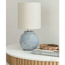 Modern European furniture - Textured Round Base Table Lamps (2) - www.oroatrade.com