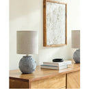 Modern European furniture - Textured Round Base Table Lamps (2) - www.oroatrade.com