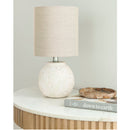 Modern European furniture - Textured Round Base Table Lamps (2) - www.oroatrade.com