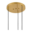 Modern European furniture - 3-Light White Glass Chandelier - www.oroatrade.com