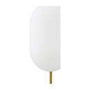 Modern European furniture - 3-Light White Glass Chandelier - www.oroatrade.com