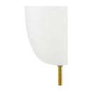 Modern European furniture - 3-Light White Glass Chandelier - www.oroatrade.com