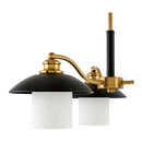 Modern European furniture - Black Iron 3-Light Chandelier - www.oroatrade.com