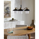 Modern European furniture - Black Iron 3-Light Chandelier - www.oroatrade.com