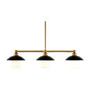 Modern European furniture - Black Iron 3-Light Chandelier - www.oroatrade.com