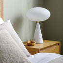 Hospitality furniture - White Conical Iron Table Lamp - www.oroatrade.com