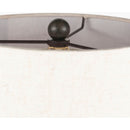 Hospitality furniture - White Linen Floor Lamp - www.oroatrade.com