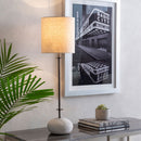Hospitality furniture - White Linen Floor Lamp - www.oroatrade.com