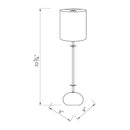Hospitality furniture - White Linen Floor Lamp - www.oroatrade.com