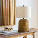 Modern European furniture - Natural Beige Seagrass Table Lamp - www.oroatrade.com