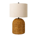Modern European furniture - Natural Beige Seagrass Table Lamp - www.oroatrade.com