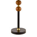 Contract furniture - Beige Linen Rubberwood Table Lamp - www.oroatrade.com