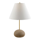 Hospitality furniture - White Cotton Shade Table Lamp - www.oroatrade.com