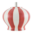 Modern European furniture - Lined Round Ceramic Table Lamp - www.oroatrade.com