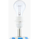 Modern European furniture - Lined Round Ceramic Table Lamp - www.oroatrade.com