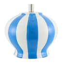 Modern European furniture - Lined Round Ceramic Table Lamp - www.oroatrade.com