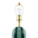 Modern European furniture - Striped Ceramic Table Lamp - www.oroatrade.com