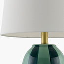 Modern European furniture - Striped Ceramic Table Lamp - www.oroatrade.com