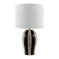 Modern European furniture - Striped Ceramic Table Lamp - www.oroatrade.com