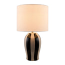 Modern European furniture - Striped Ceramic Table Lamp - www.oroatrade.com