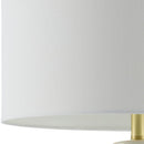 Modern European furniture - Vertical Lined Ceramic Table Lamp - www.oroatrade.com